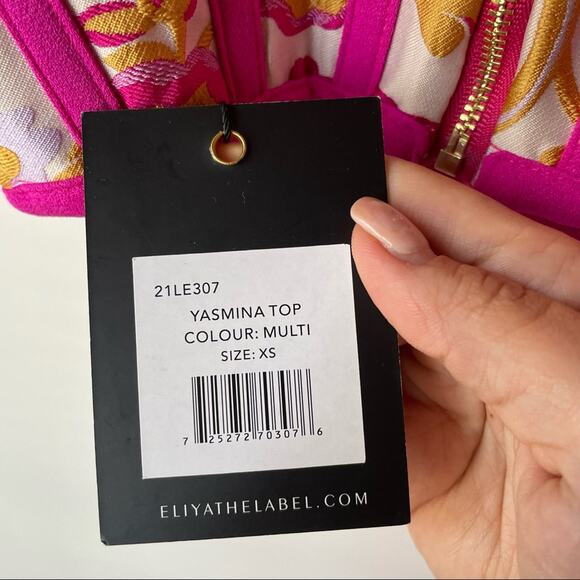 Eliya the Label Yasmina Corset Bustier Floral Top - Picture 6 of 6